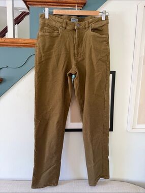 Slim Men's Jeans - Olive Brown